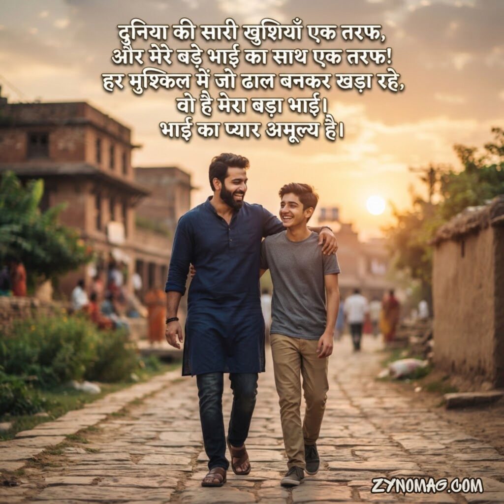 Bada Bhai Shayari in Hindi Text
