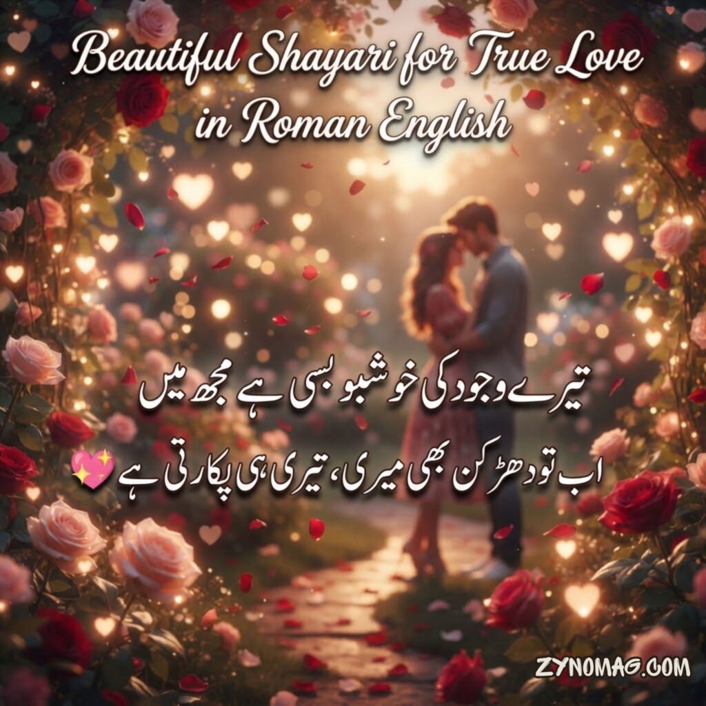 Beautiful Shayari for True Love in Roman English
