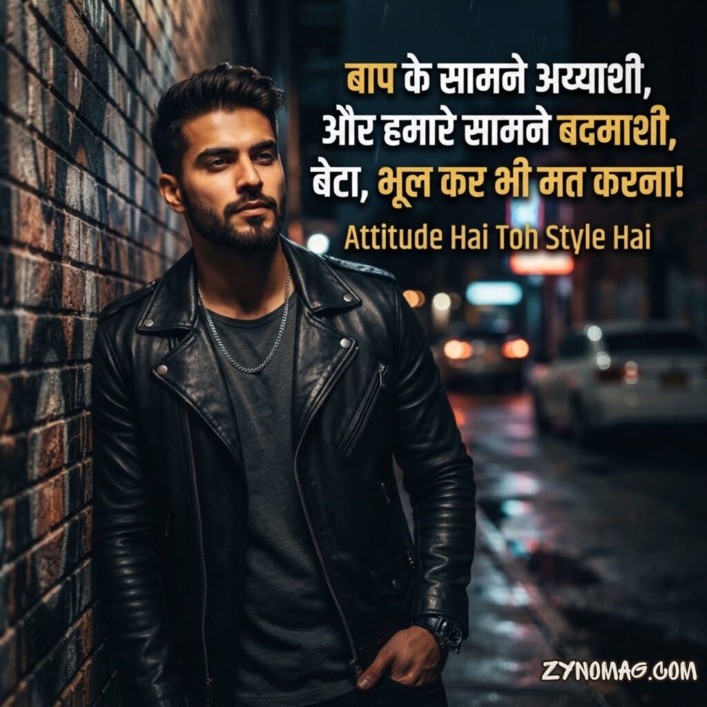 Best Attitude Shayari in Hindi for Boys