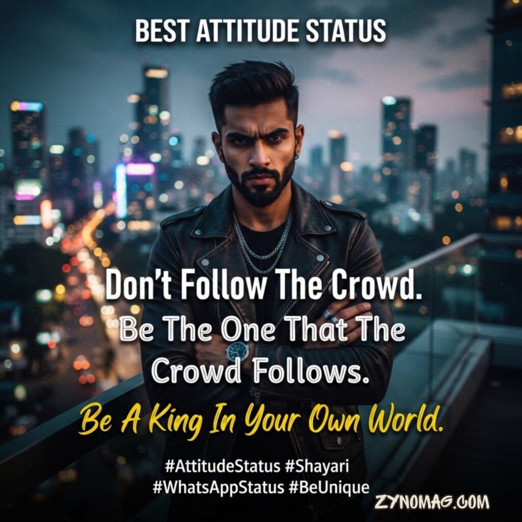 Best Attitude Status in English for WhatsApp