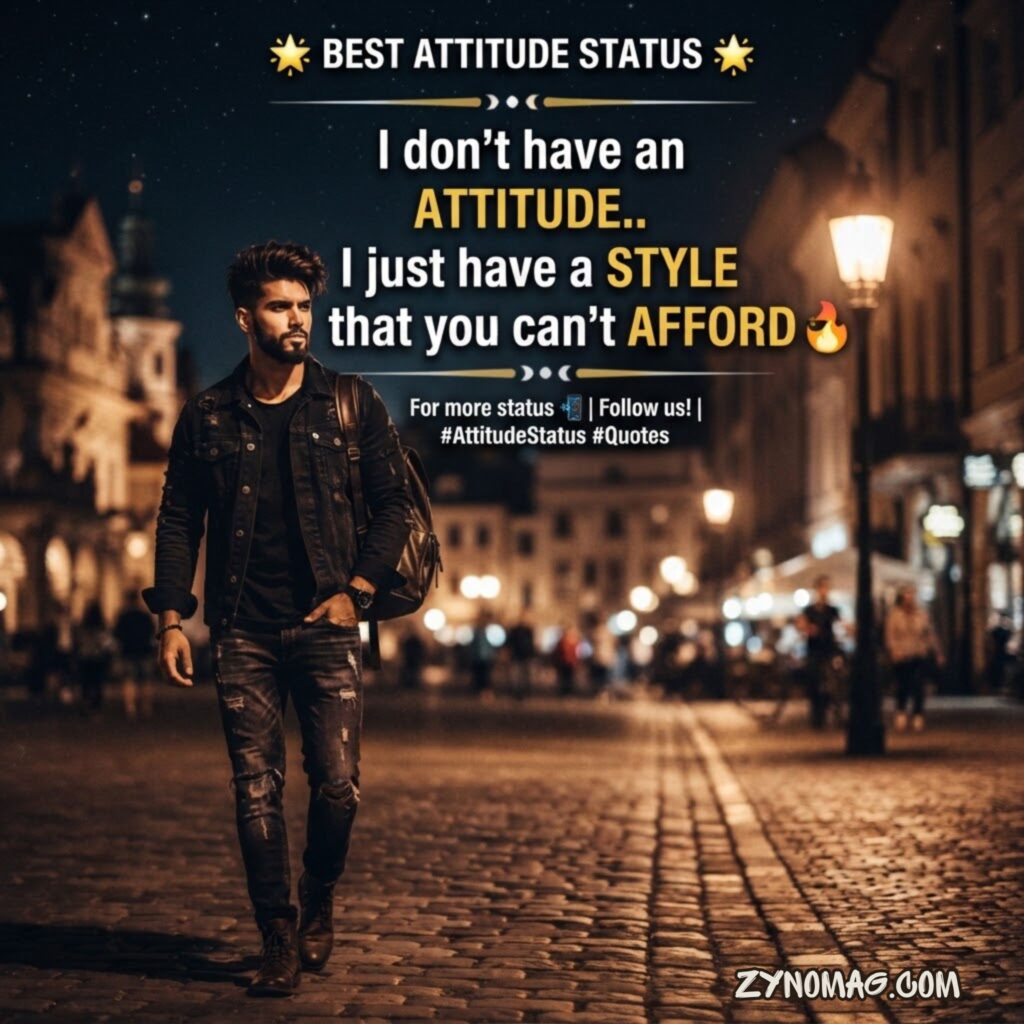 Best Attitude Status in English for WhatsApp