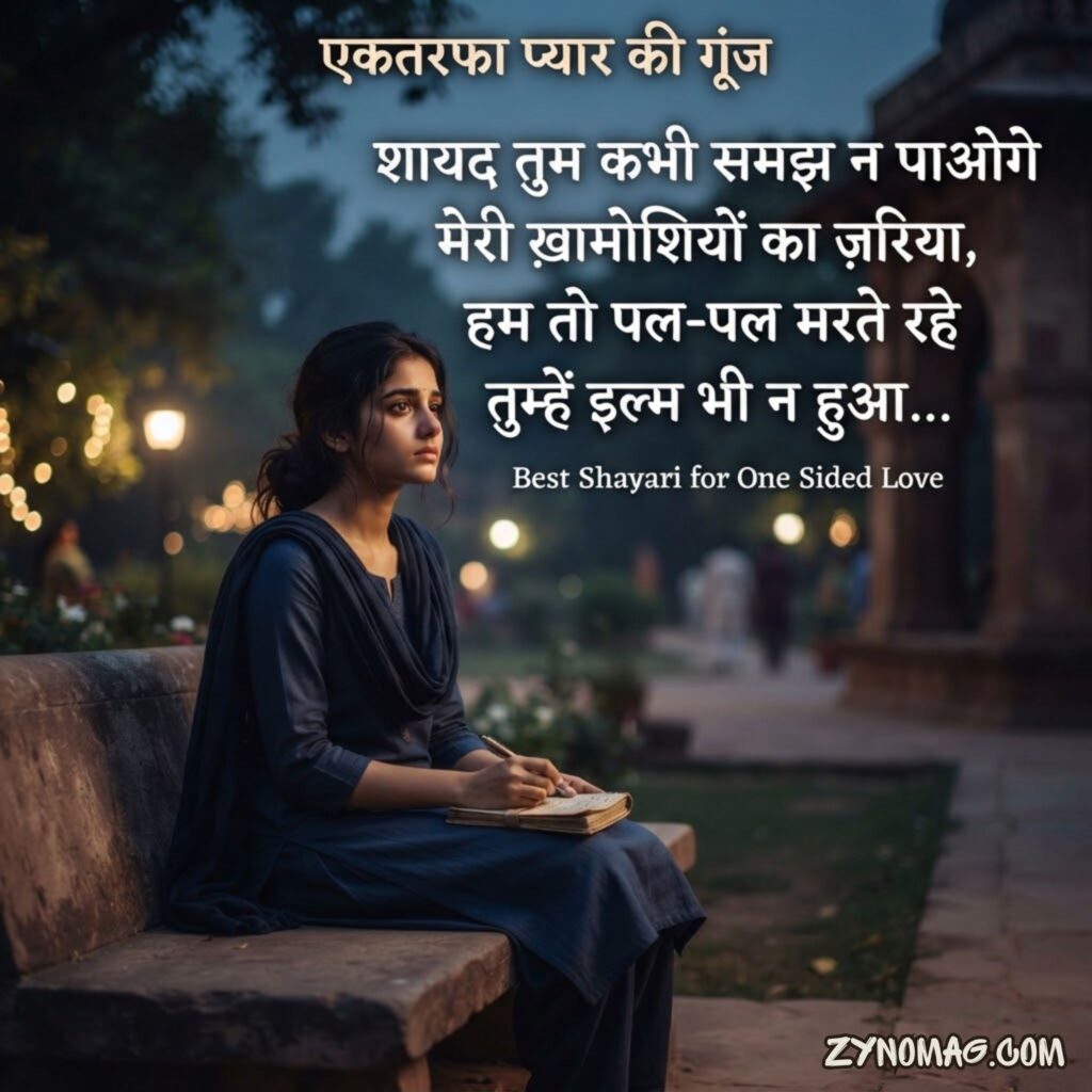Best Shayari for One Sided Love