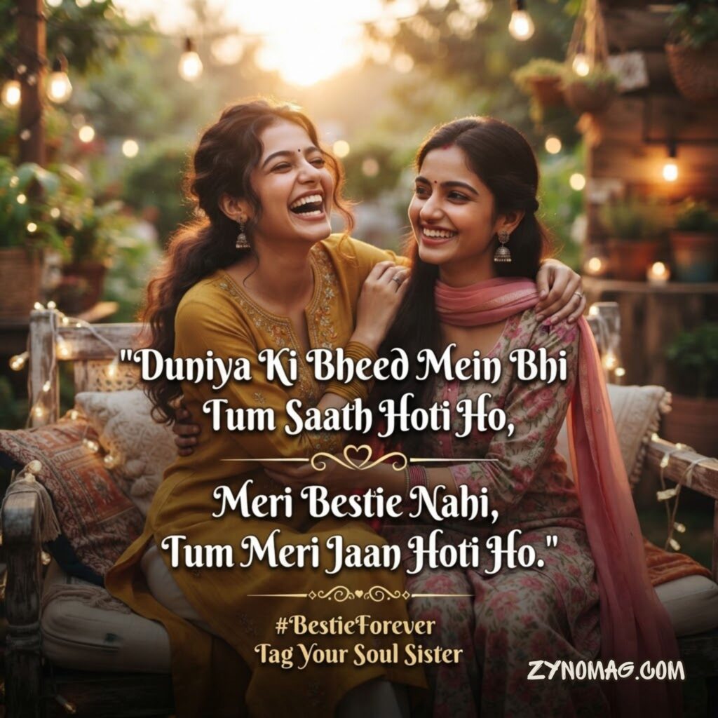 Bestie Ke Liye Shayari 2 Line for Girl