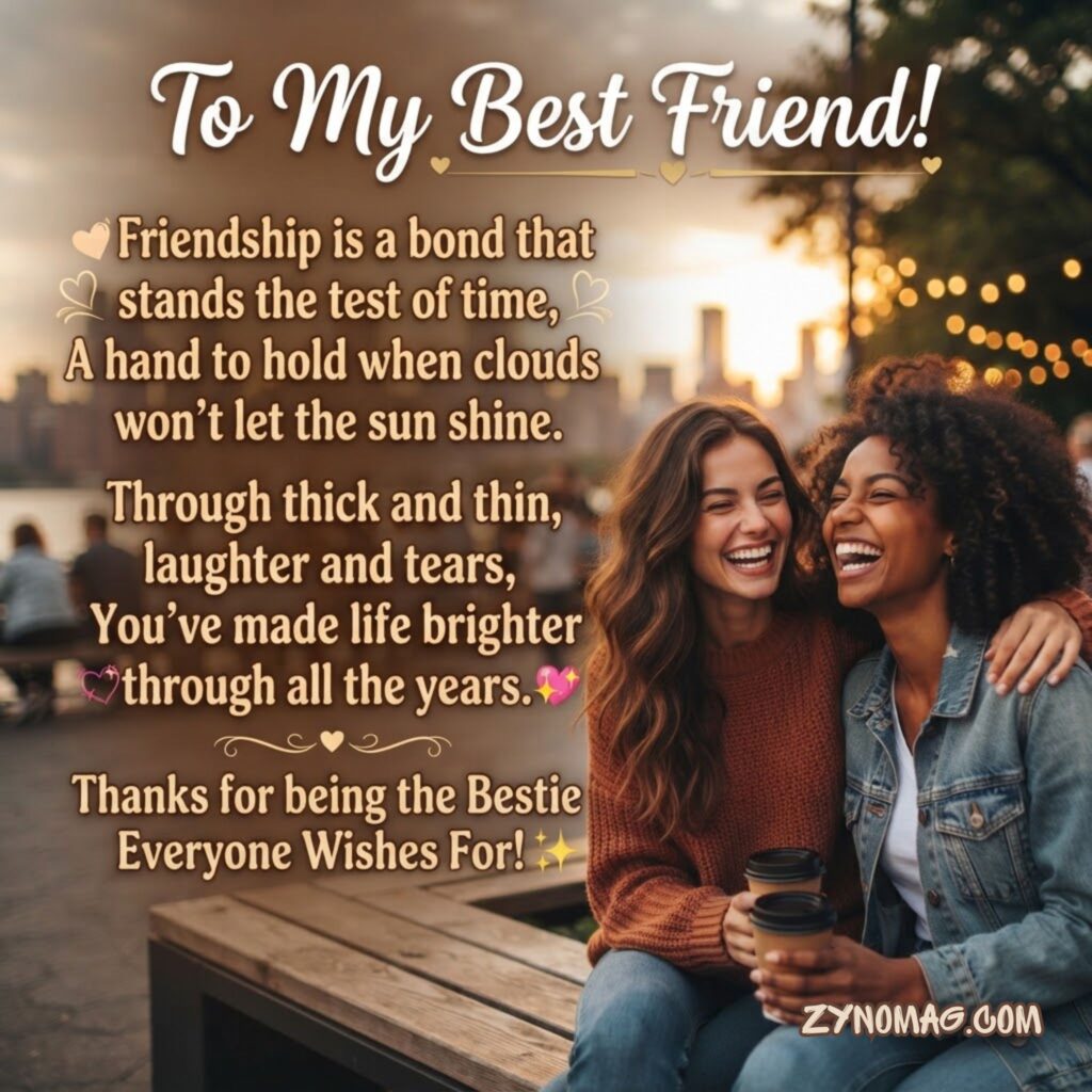 Bestie ke liye Shayari in English
