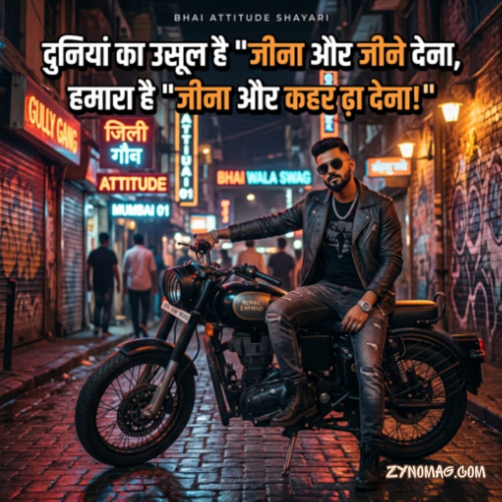 Bhai Shayari 2 Line Attitude