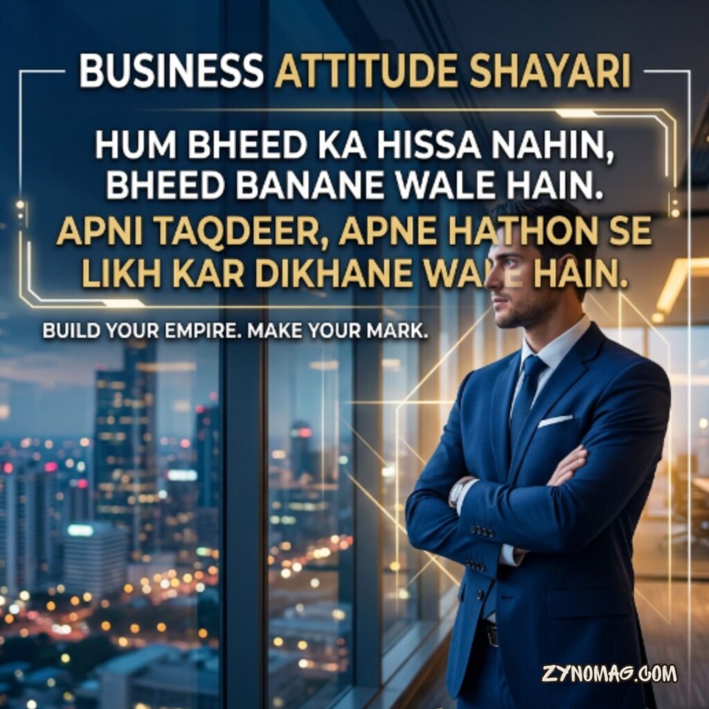 Business Attitude Shayari