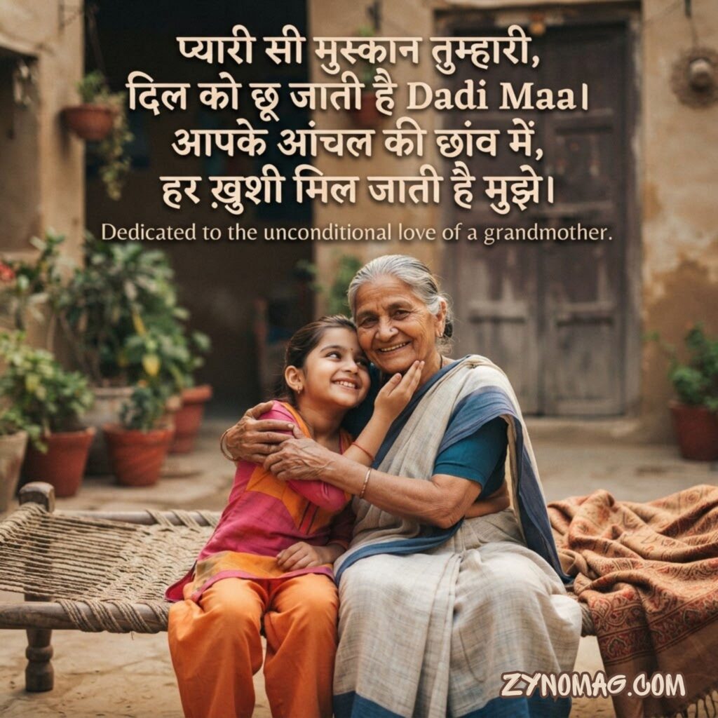 Dadi Maa Shayari in Hindi for Girl