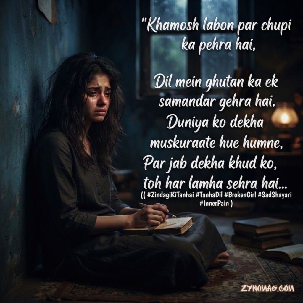 Depression Shayari in Hindi for Girl