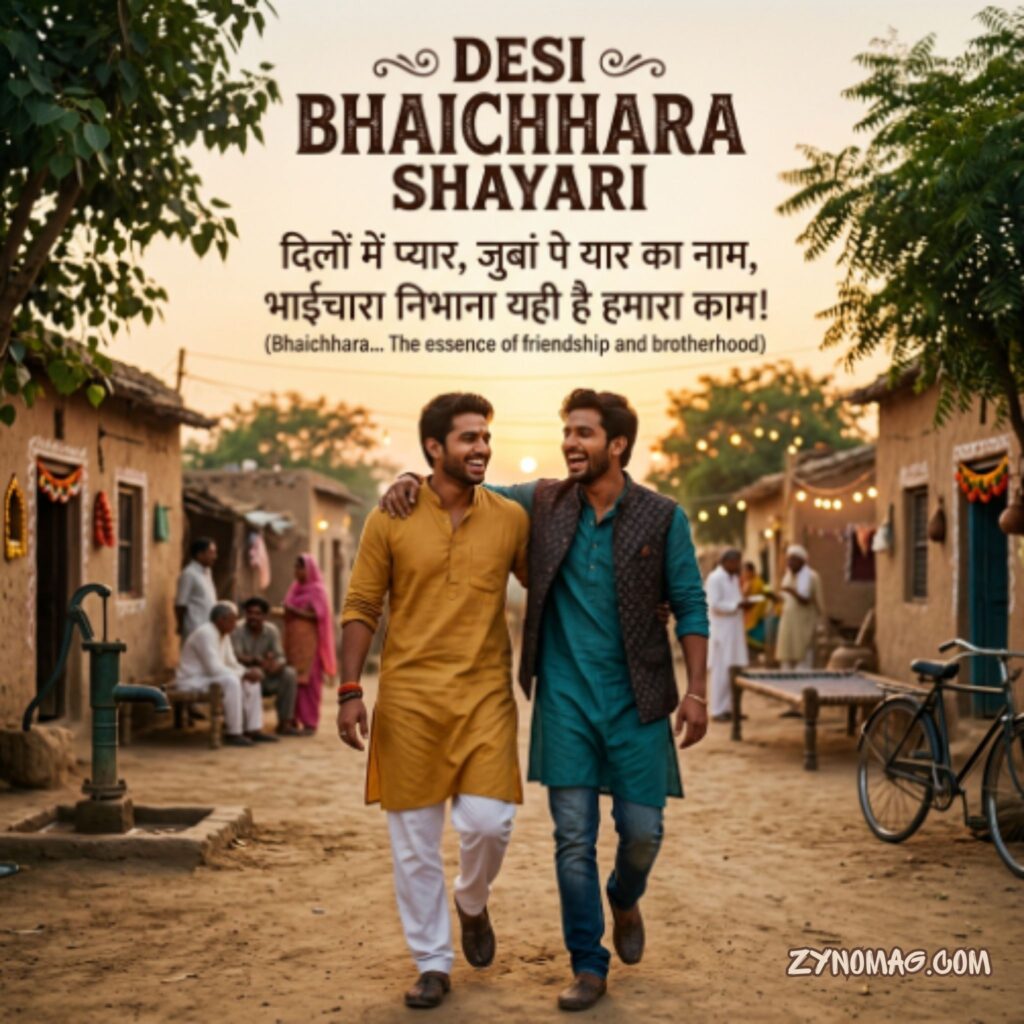 Desi Bhaichara Shayari | देसी भाईचारा शायरी