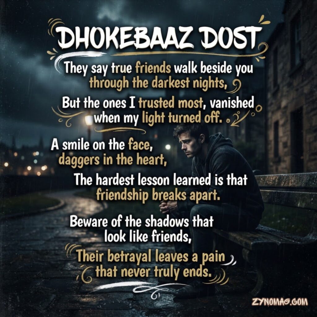 Dhokebaaz Dost Quotes in English
