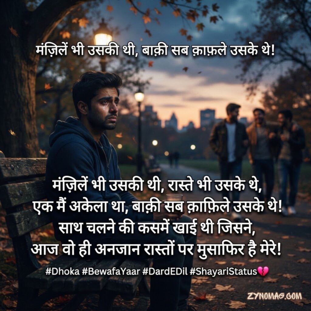 Dhokebaaz Dost Shayari in Hindi 2026
