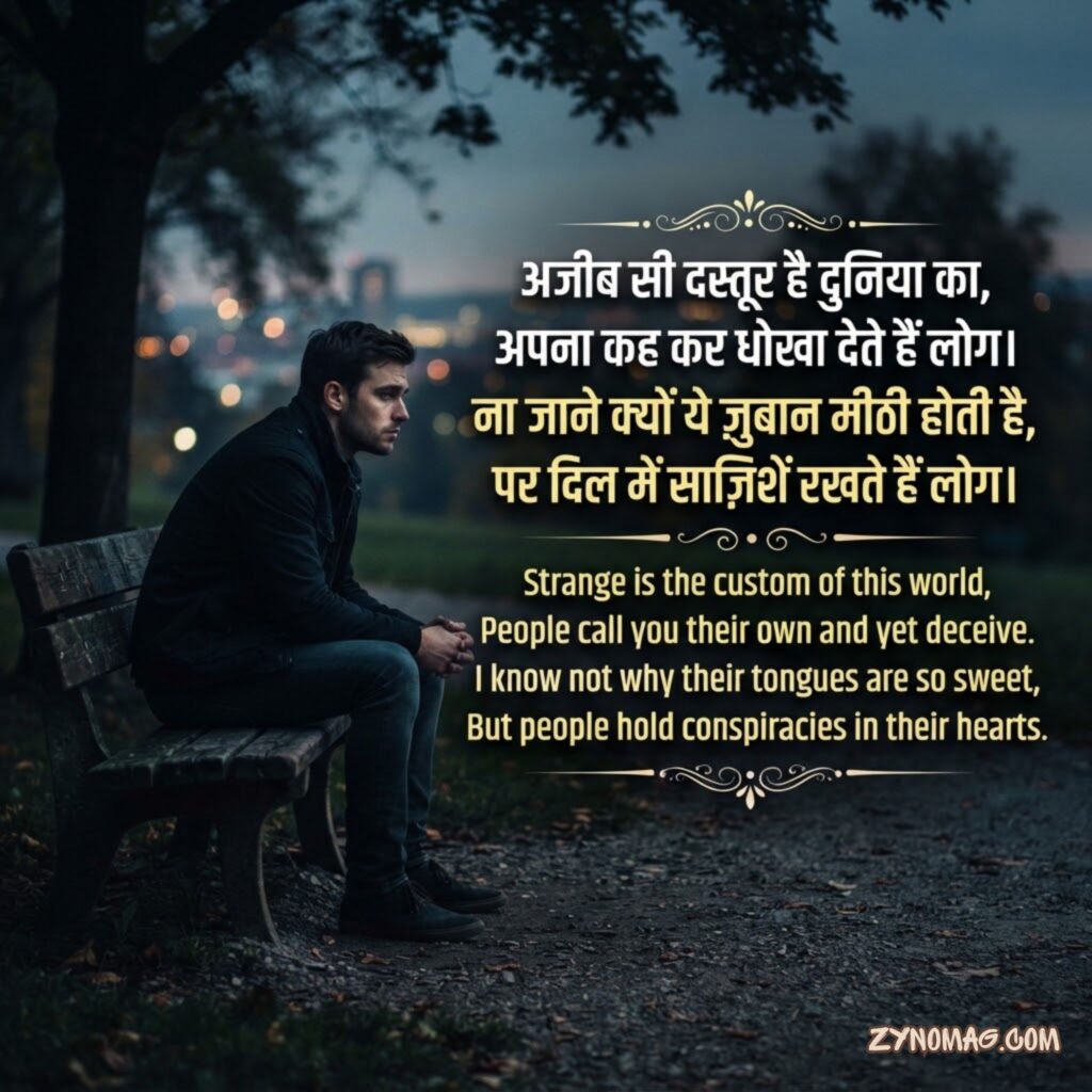 Dhokebaaz Dost Shayari in Hindi English