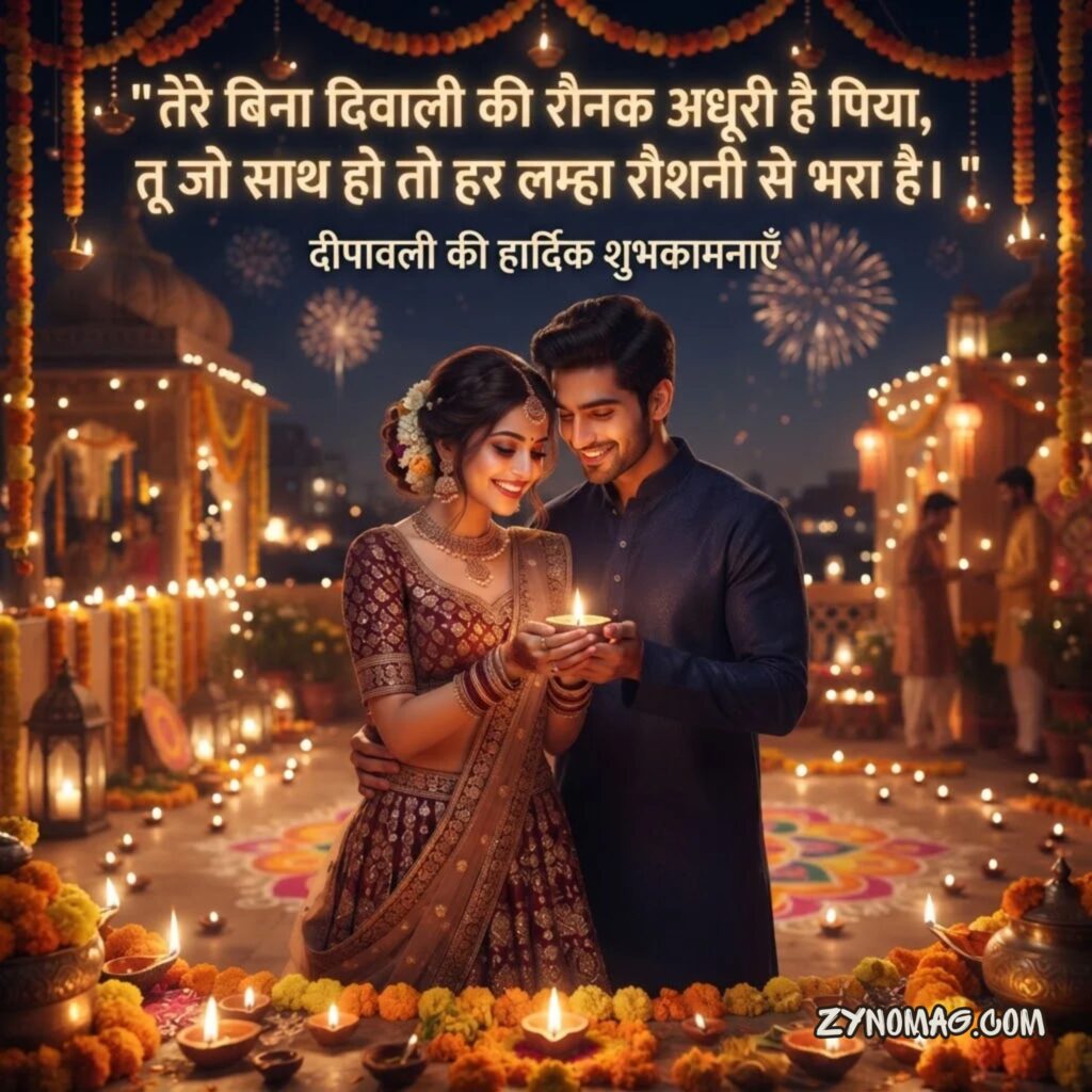 Diwali Shayari 2 Line Love