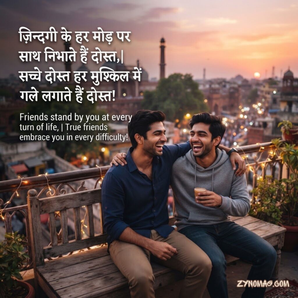 Dosti 2 Line Shayari