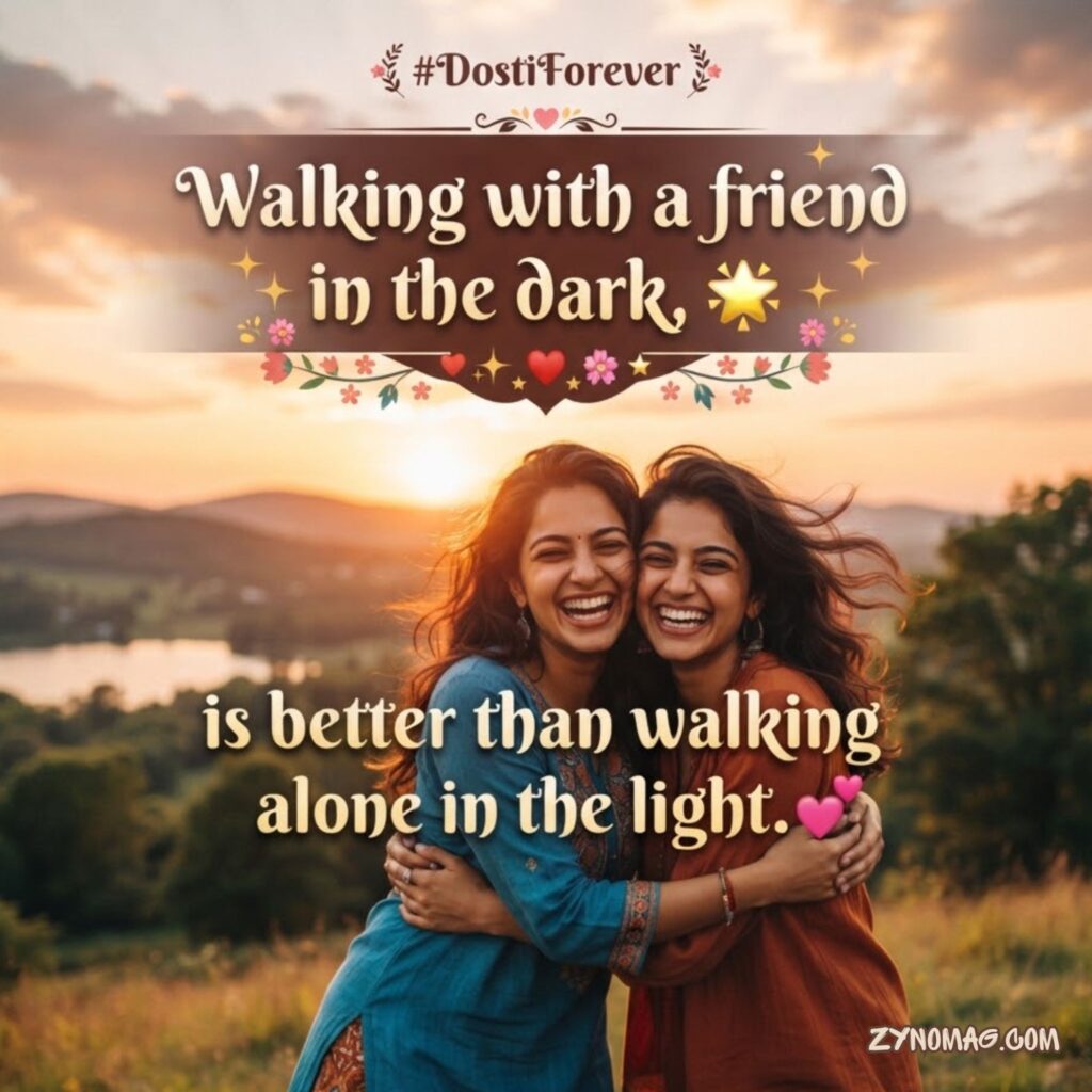 Dosti Shayari 2 Line In English With Emoji
