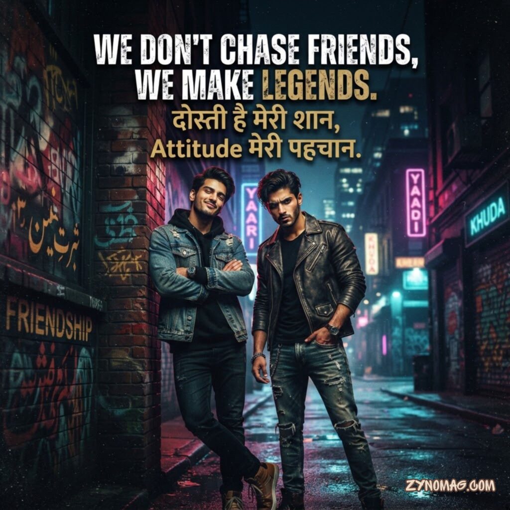 Dosti Shayari In English Attitude
