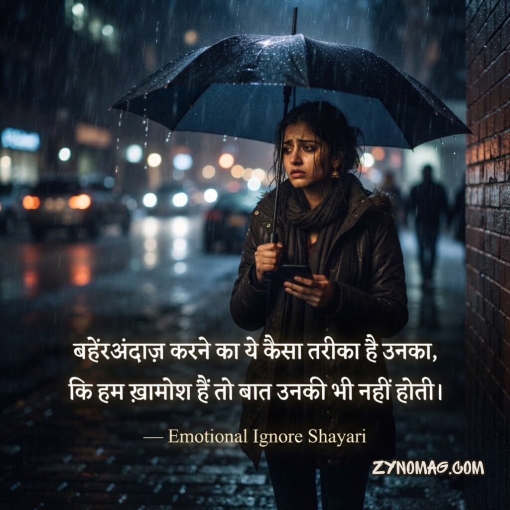 Emotional Ignore Shayari