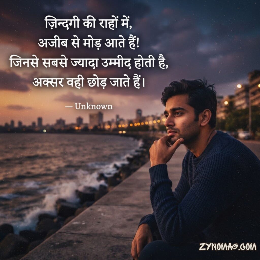 Emotional Shayari in Hindi on Life