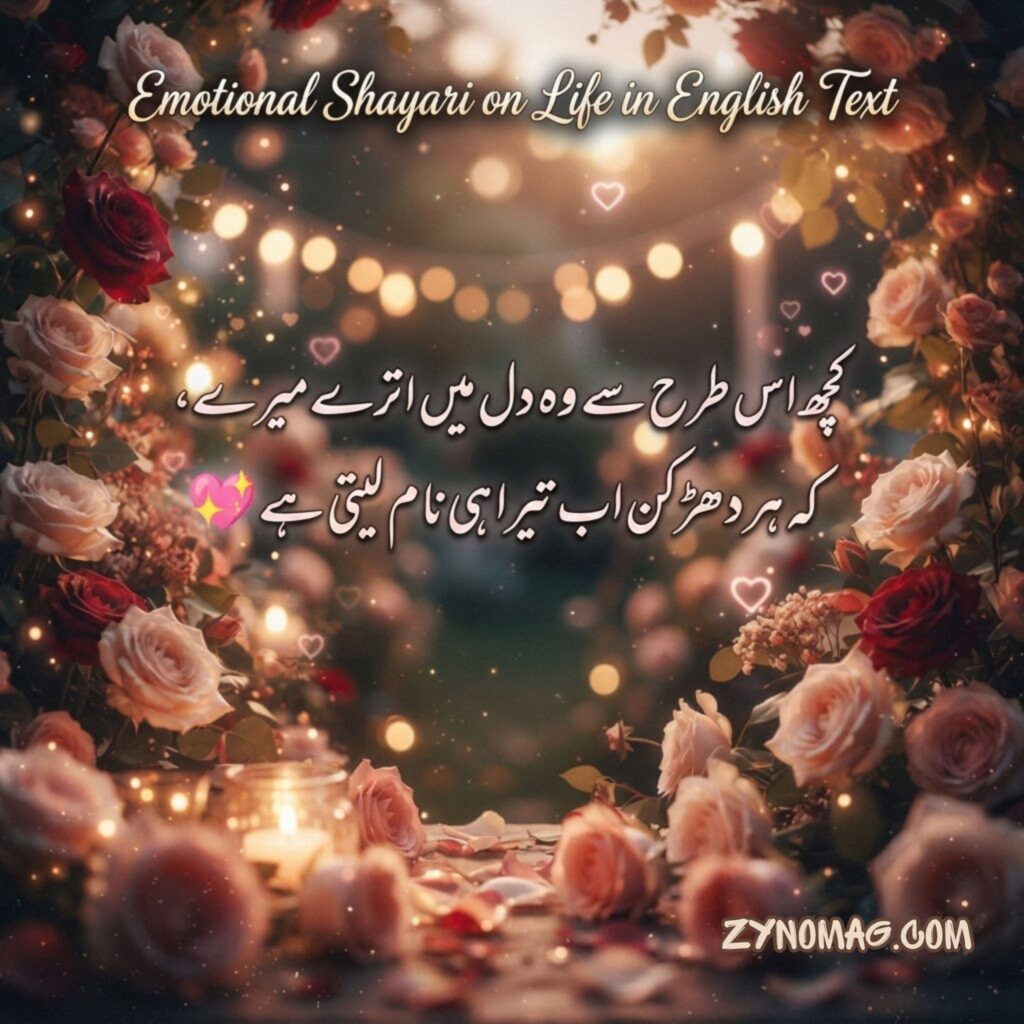 Emotional Shayari on Life in English Text