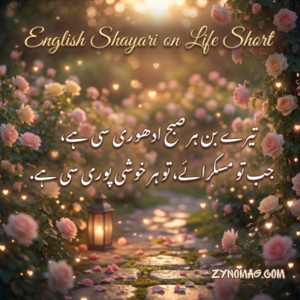 English Shayari on Life Short