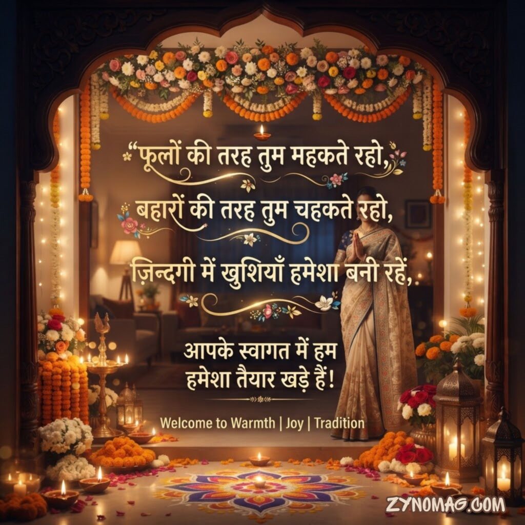 English Welcome Shayari Translated in Hindi