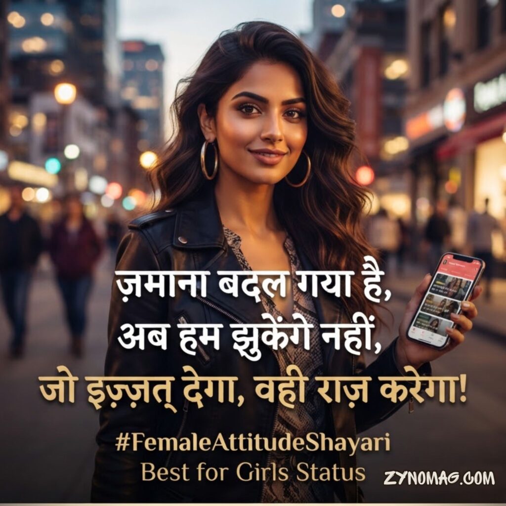 Female Attitude Shayari Best for Girls Status