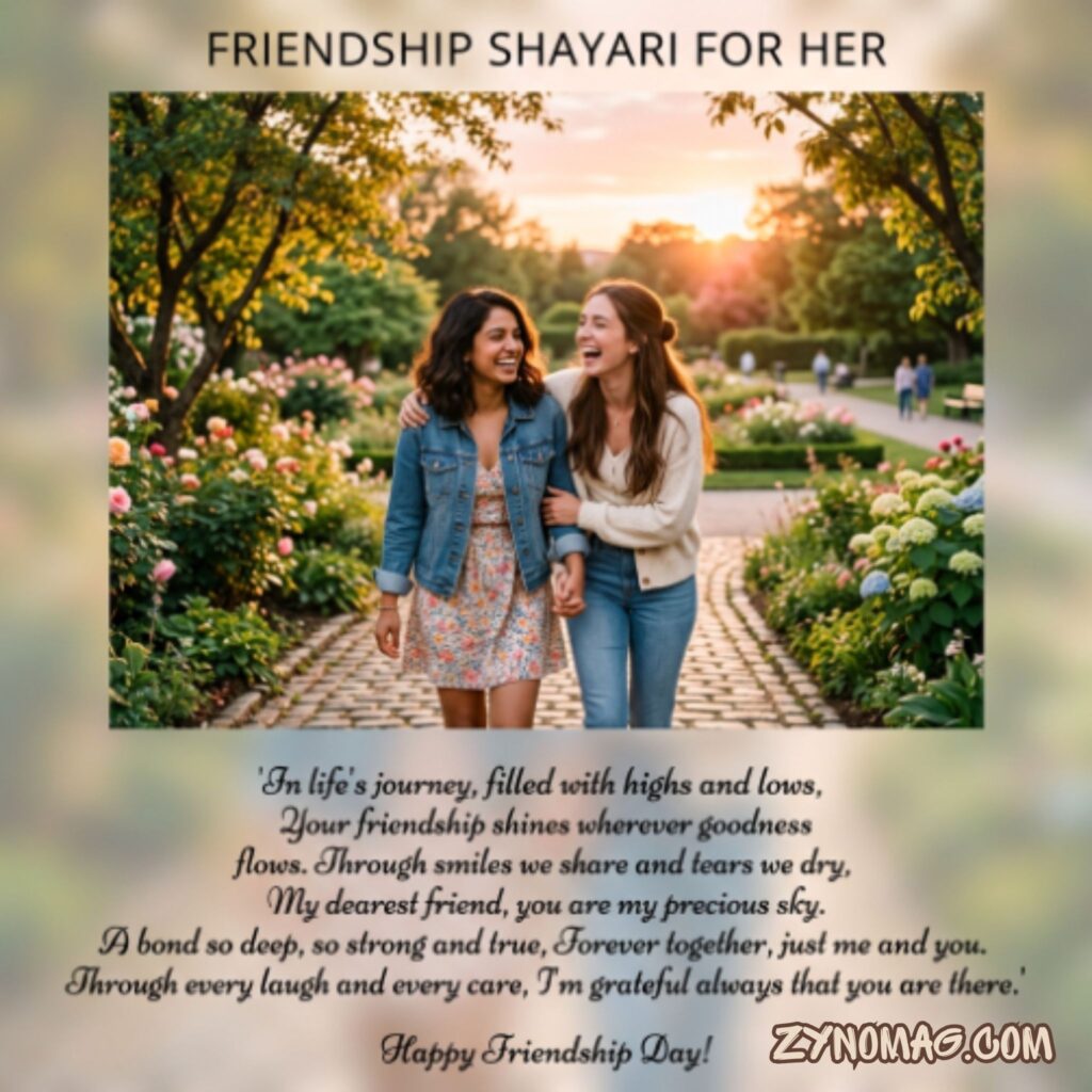 Friendship Shayari in English for Girl