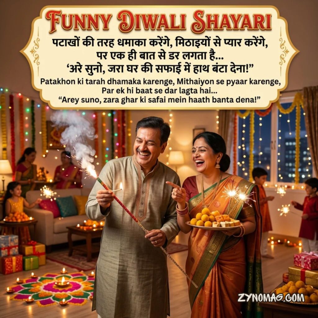 Funny Diwali Shayari