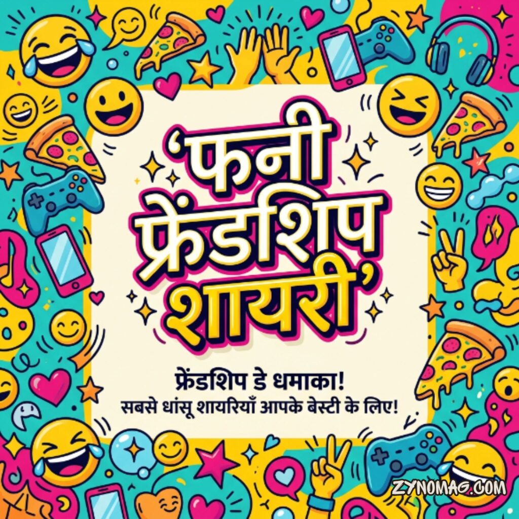 Funny Shayari For Friendship in Hindi फनी फ्रेंडशिप शायरी