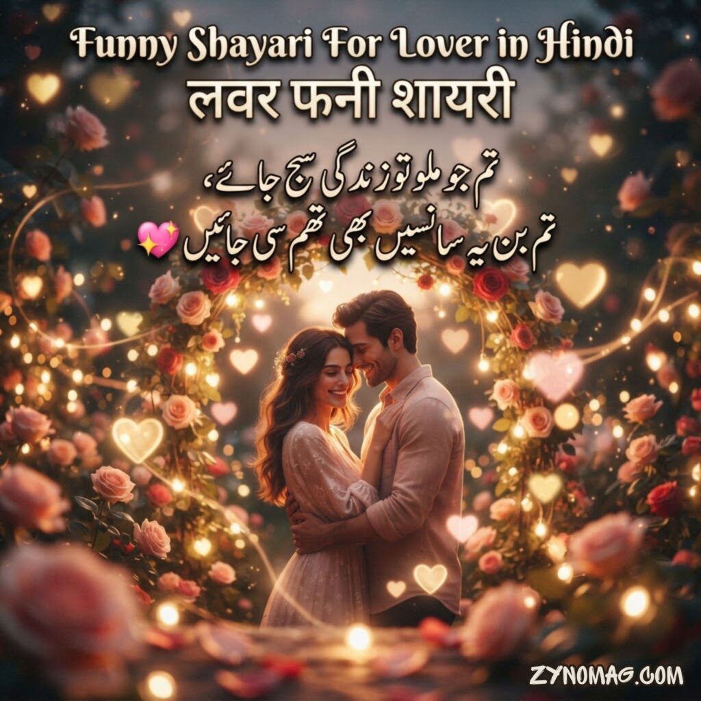 Funny Shayari For Lover in Hindi लवर फनी शायरी