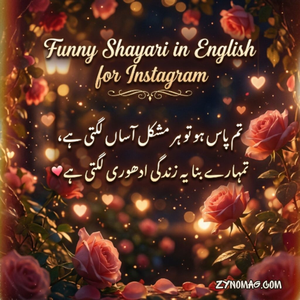 Funny Shayari in English for Instagram