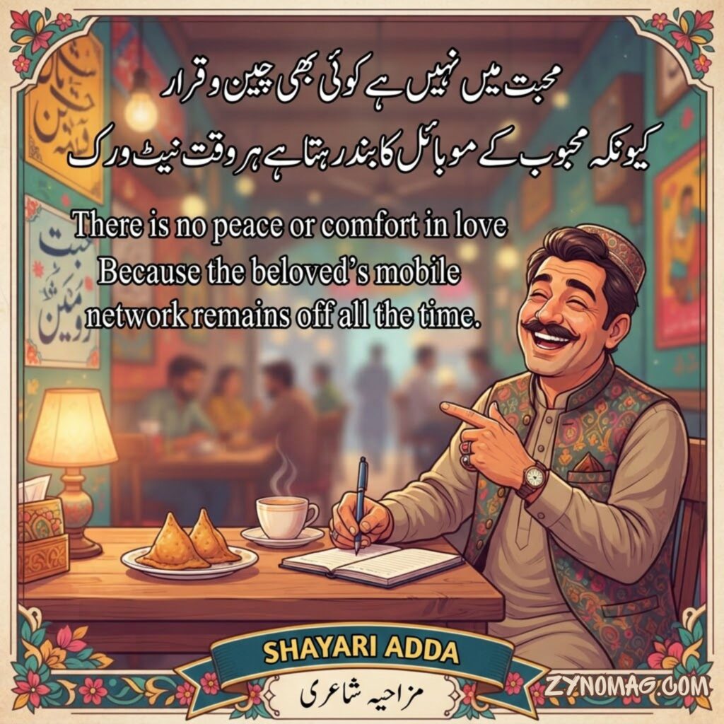 Funny Shayari in Urdu 2 Lines in English
