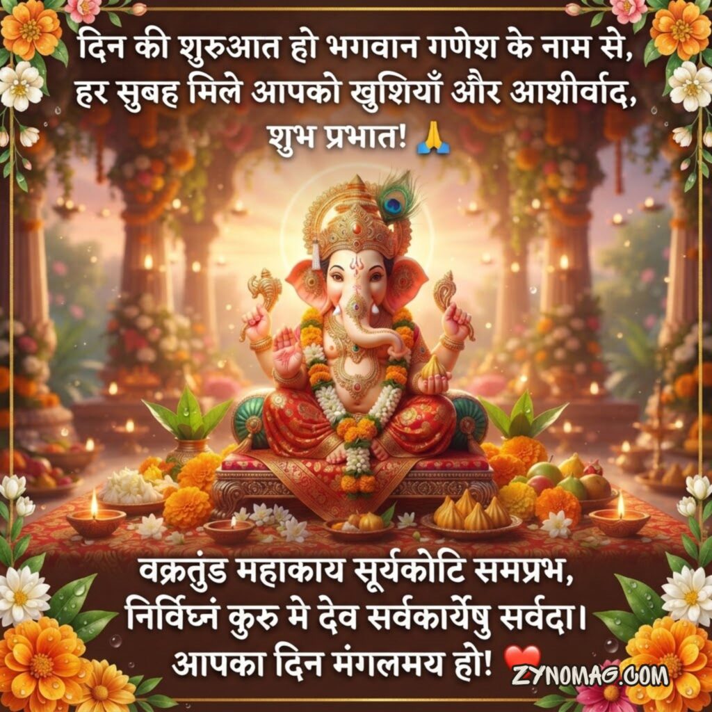 Ganesh Good Morning Images Hd for whatsapp
