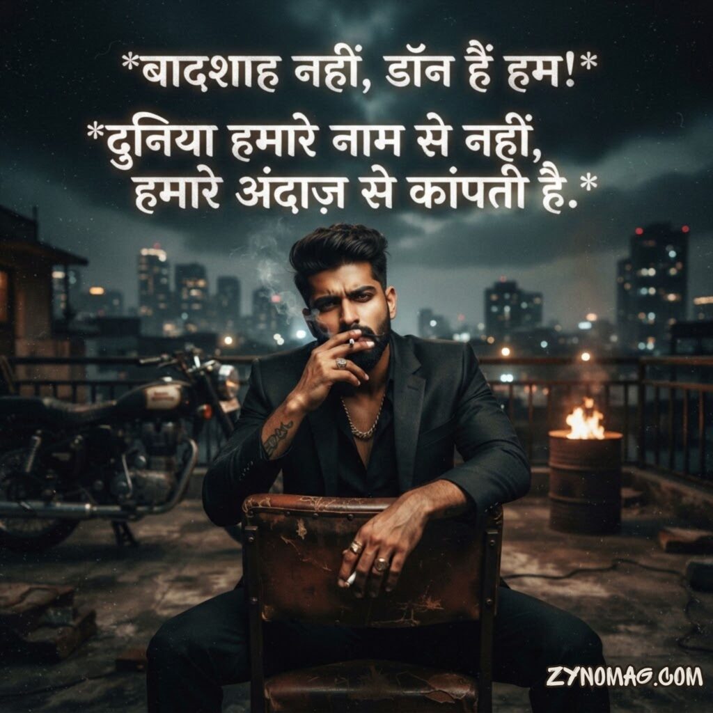 Gangster Shayari 2 Line Attitude