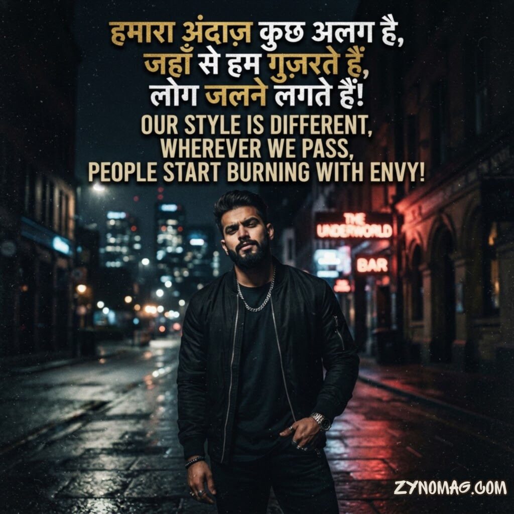 Gangster Shayari 2 Line Attitude in English