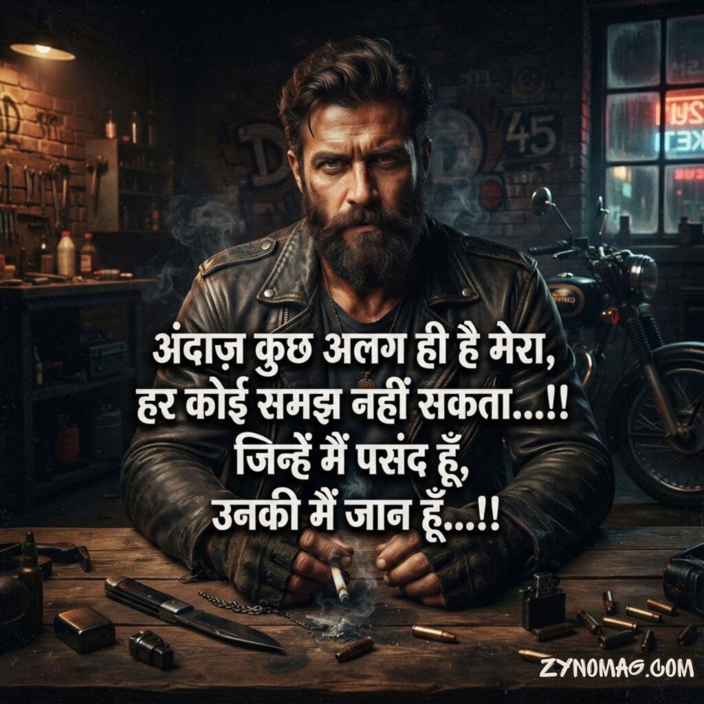Gangster Shayari 2 Line in Hindi Copy and Paste