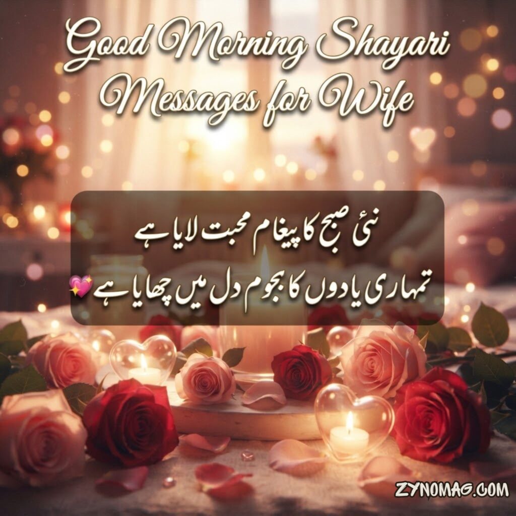 Good Morning Shayari Messages for Wife