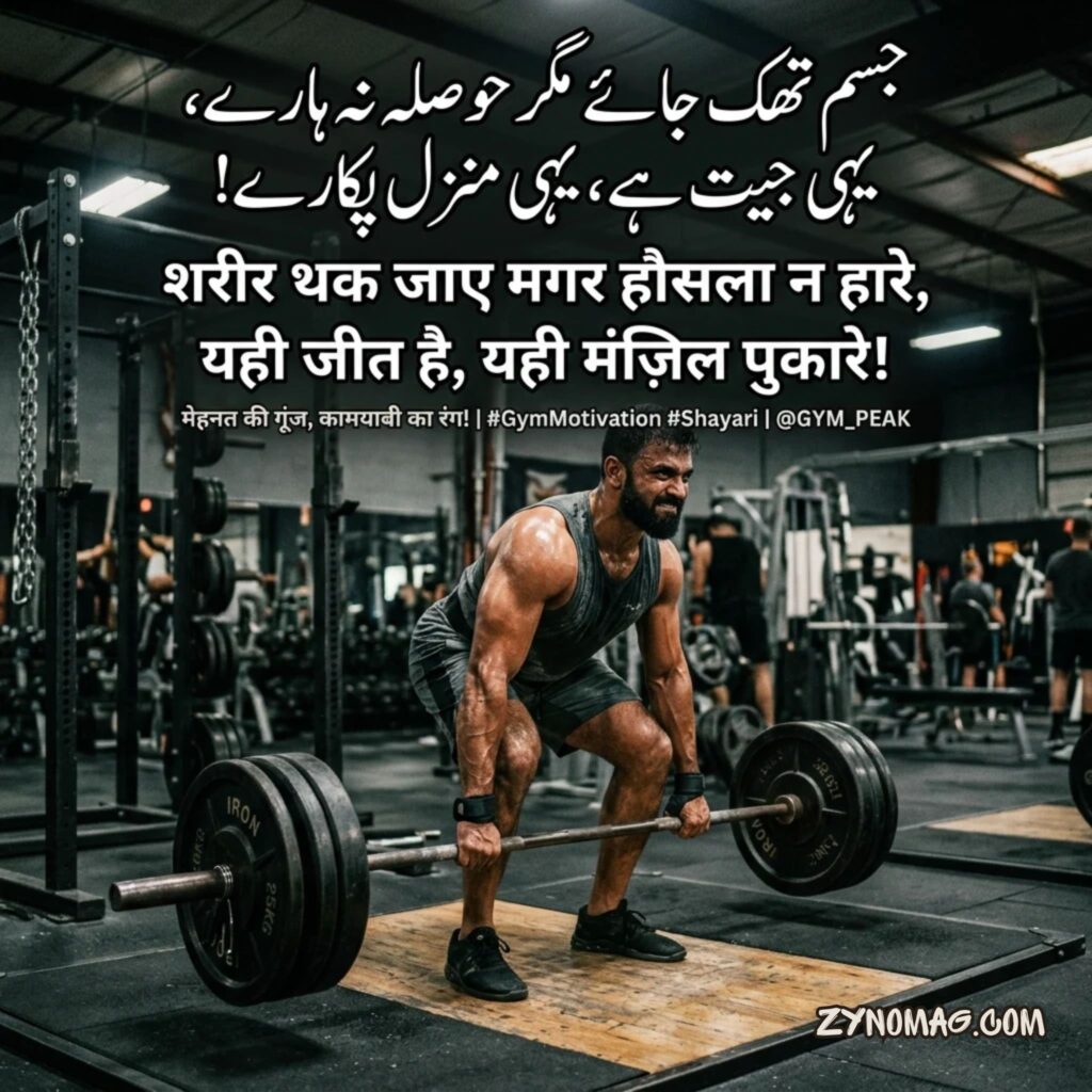 Gym Motivational Shayari