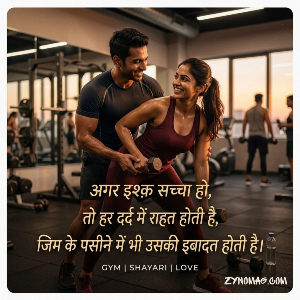 Gym Shayari Love