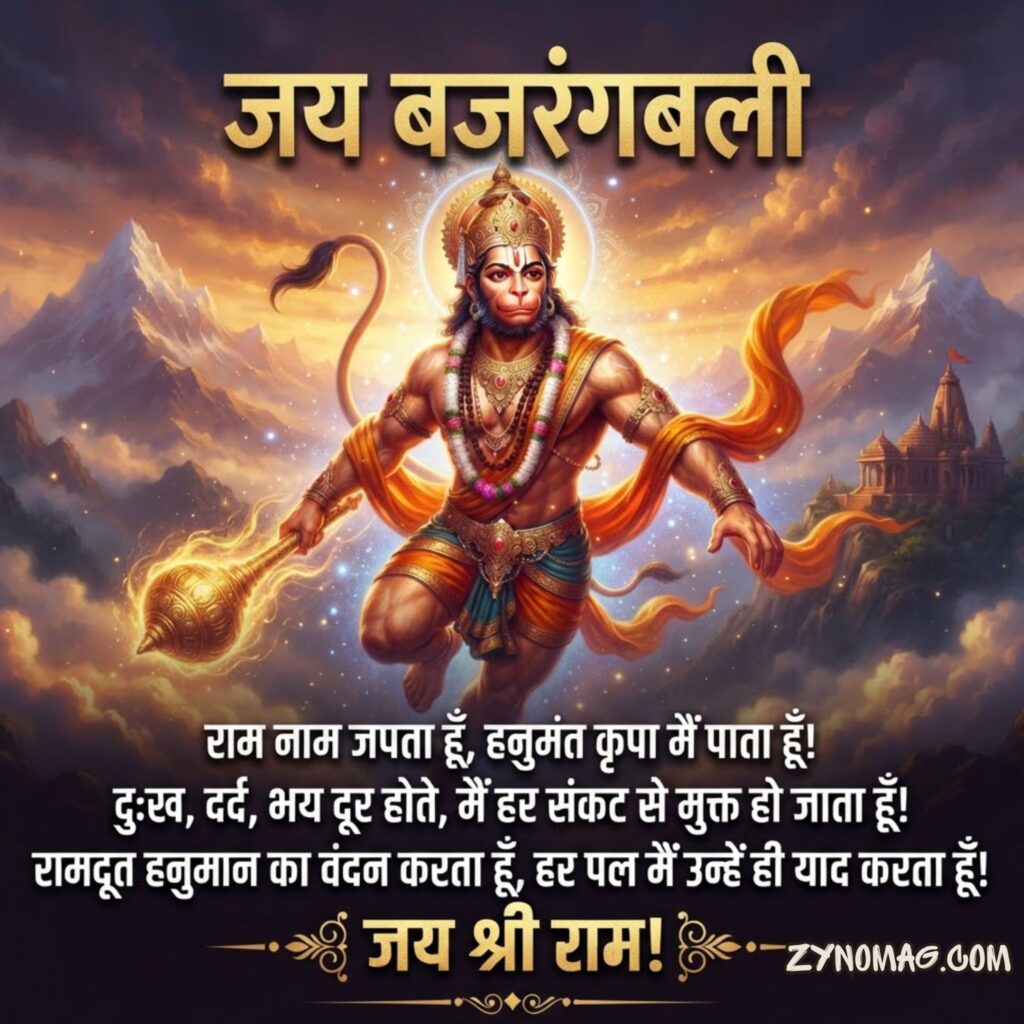 Hanuman Ji Caption in Hindi