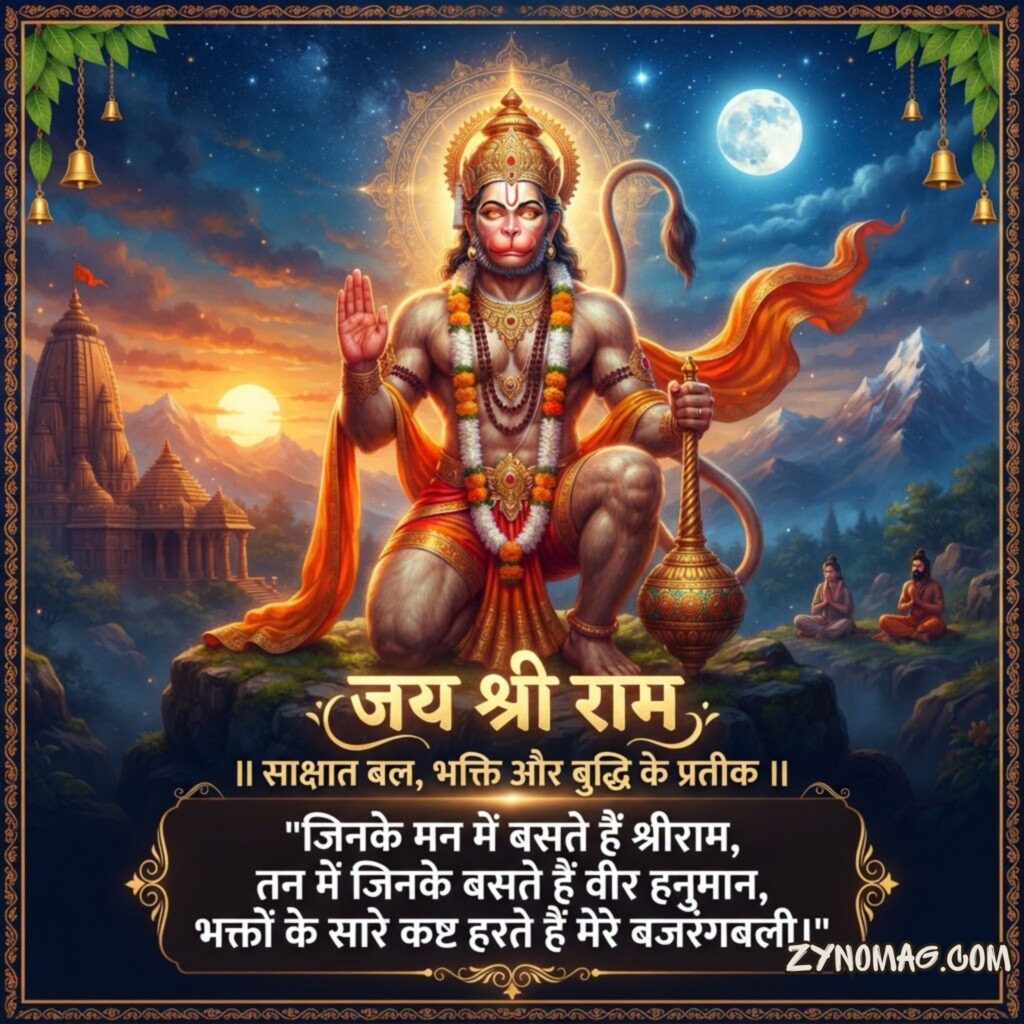 Hanuman Ji With Quotes