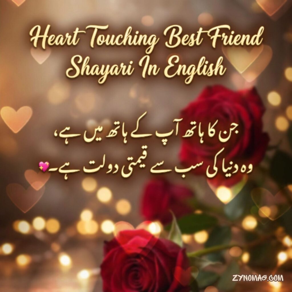Heart Touching Best Friend Shayari In English