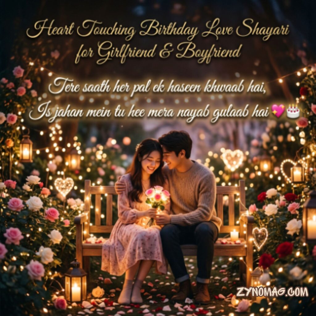 Heart Touching Birthday Love Shayari for Girlfriend & Boyfriend