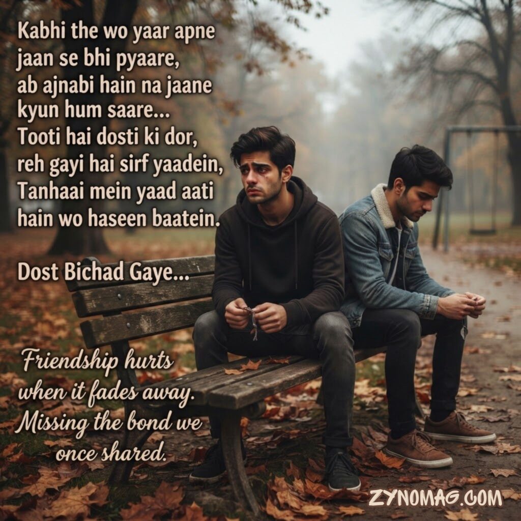 Heart Touching Emotional Sad Shayari For Friends