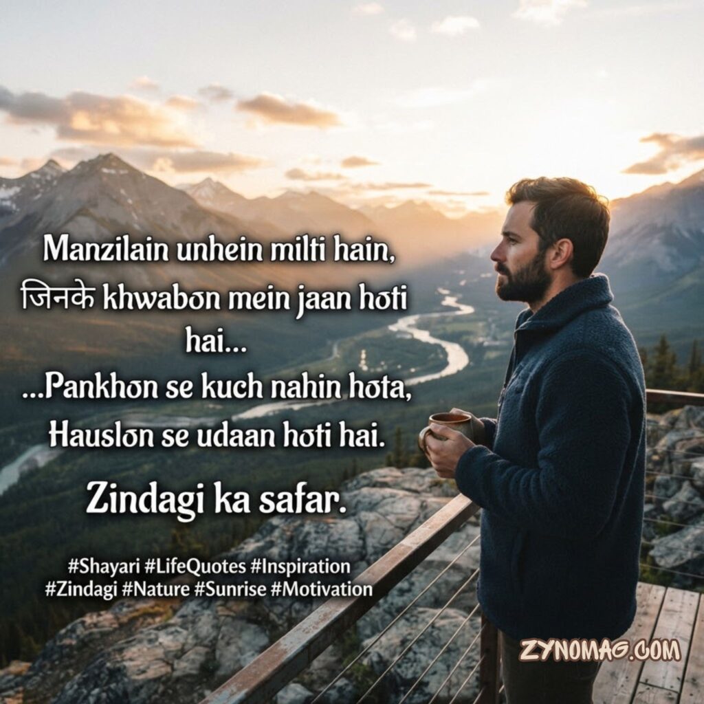 Shayari on Life in Roman English