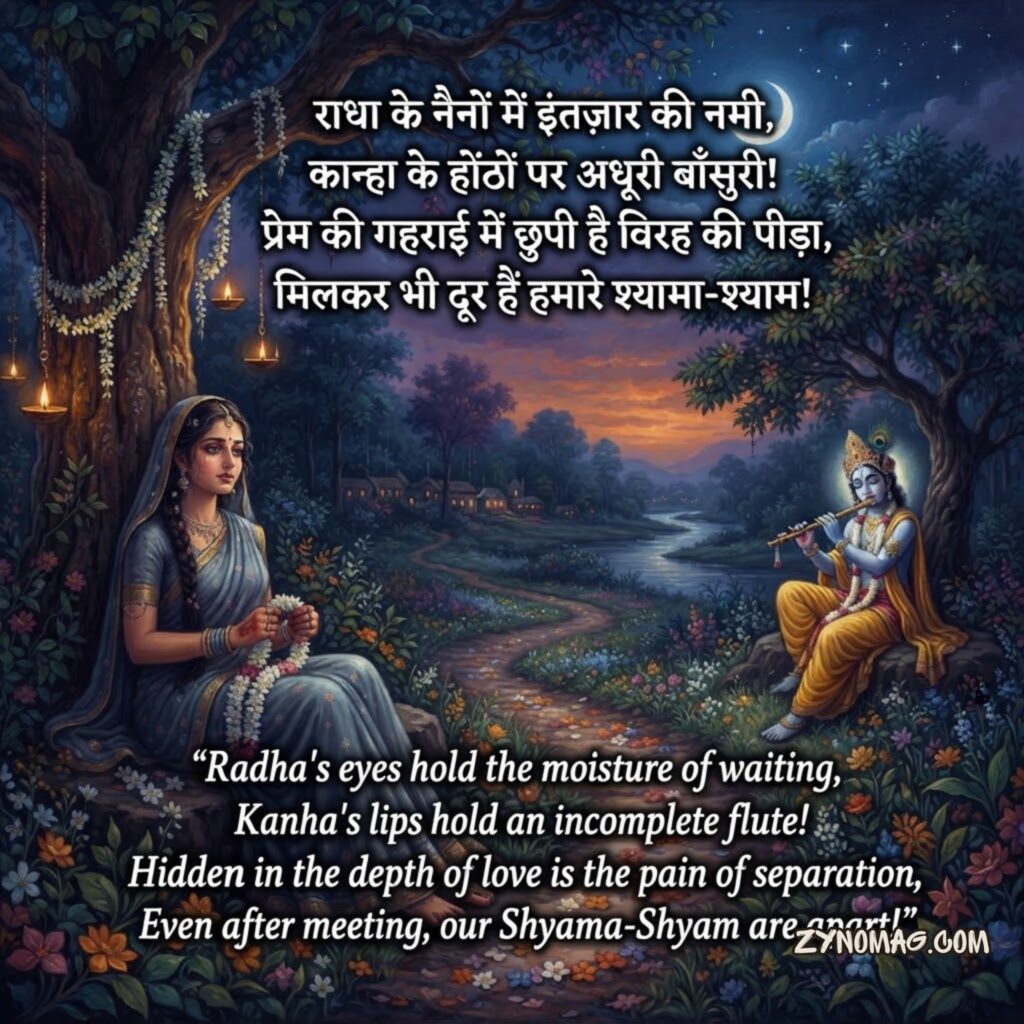 Heart Touching Sad Radha Krishna Shayari