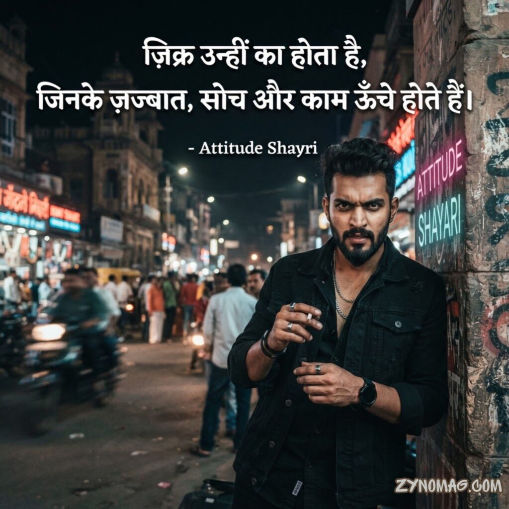 Hindi Shayari 2 Line Attitude