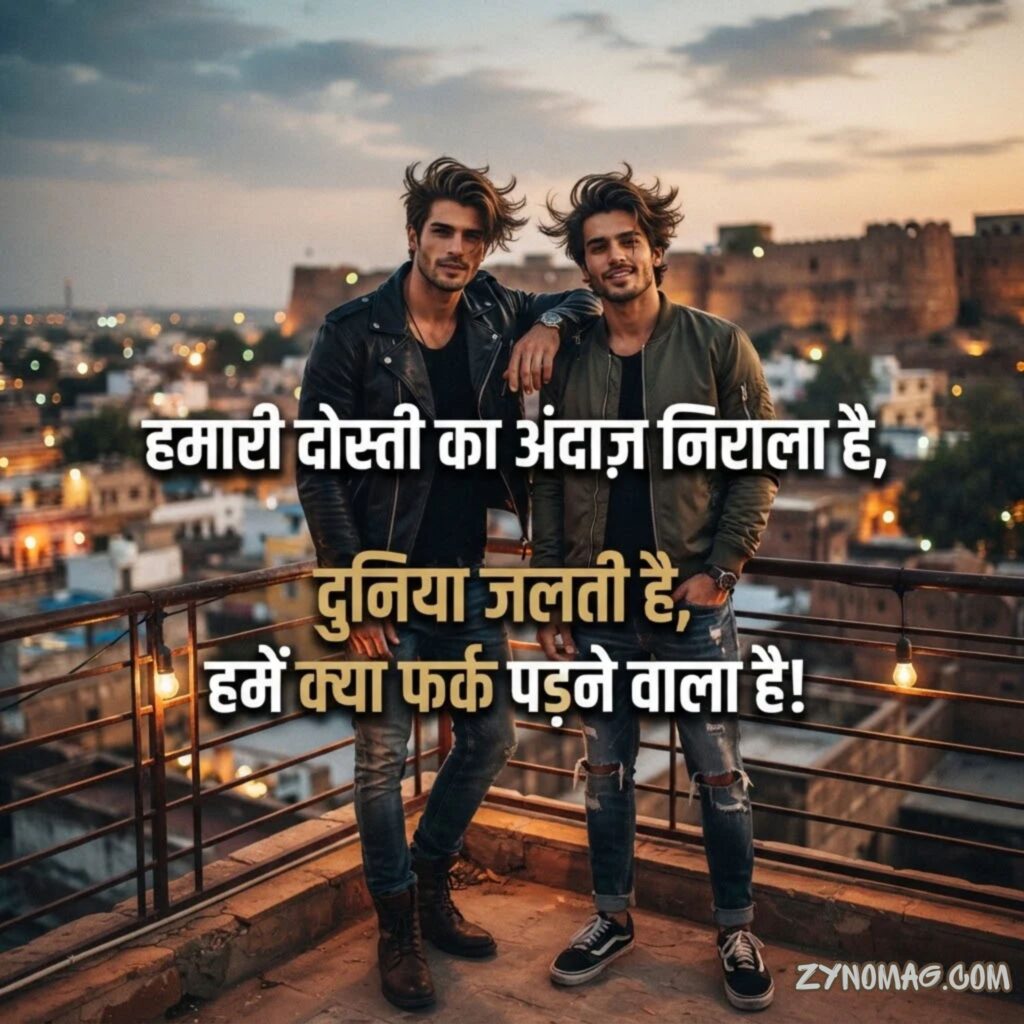 Dosti Attitude Shayari 2 Line