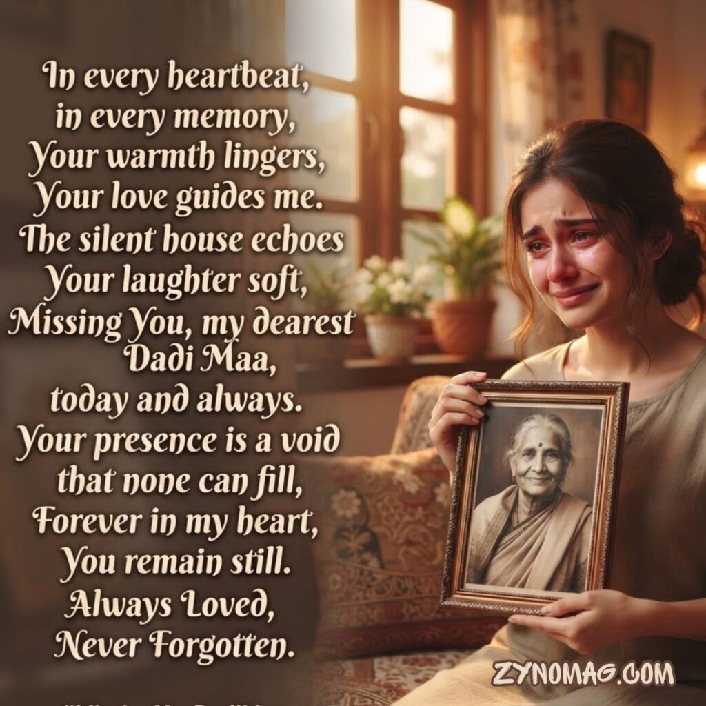 I Miss You Dadi Maa in English