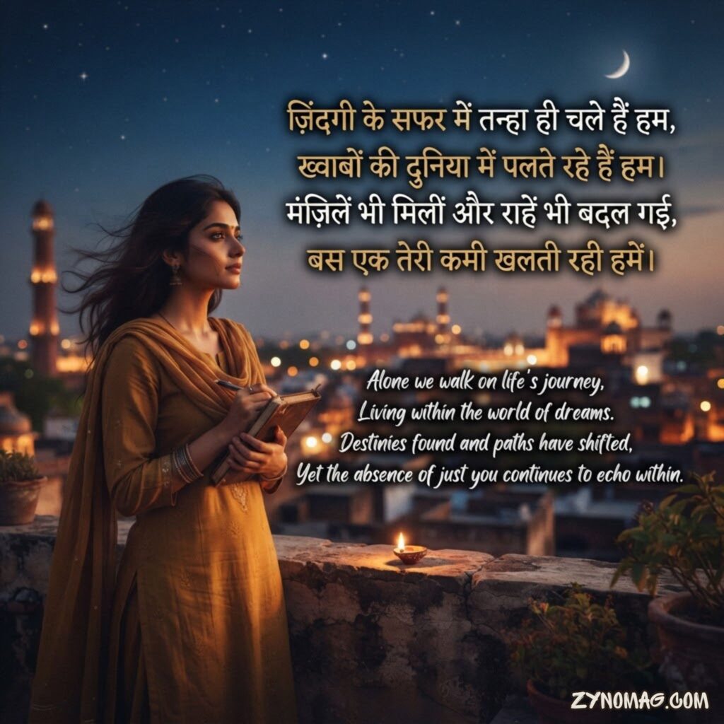 Instagram shayari in hindi english